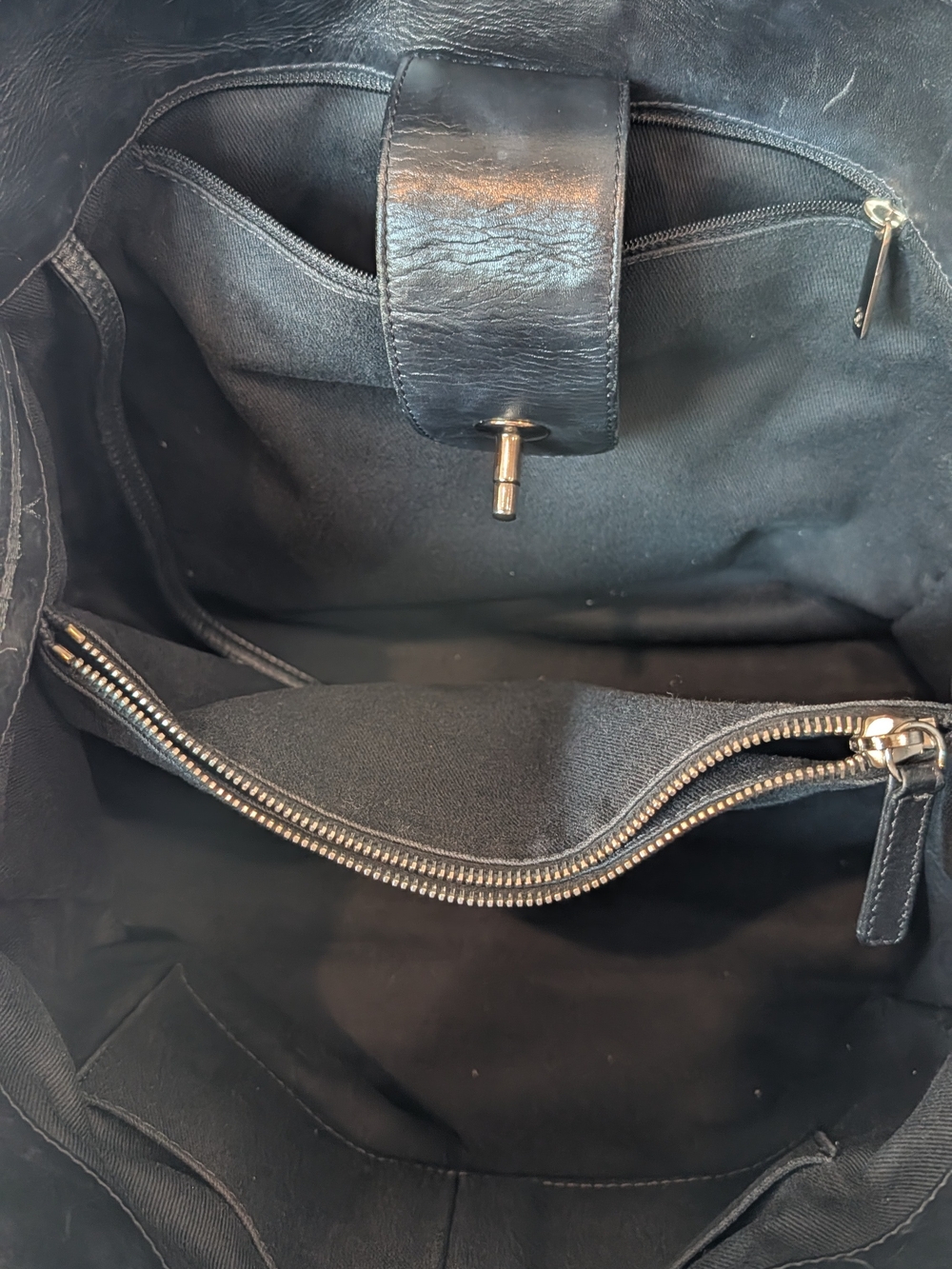 Chanel Black Calfskin Perforated Leather Tote - Picture 12 of 12